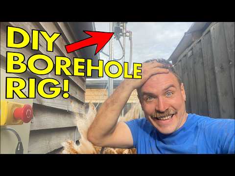 DIGGING my own BOREHOLE through ROCK!