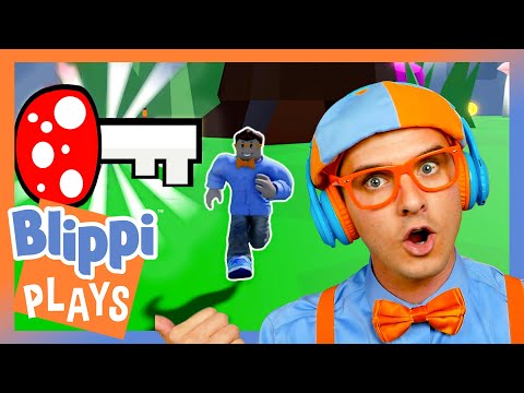 Find the Keys on Roblox ! | Blippi Plays | Educational & Gaming Videos for Kids
