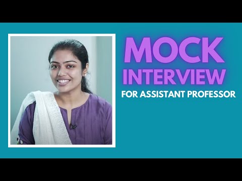 Mock Interview for Assistant Professor English