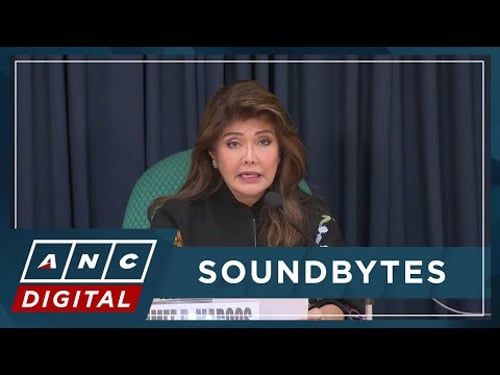 Imee Marcos reveals what happened during her stay in The Hague with VP Sara | ANC