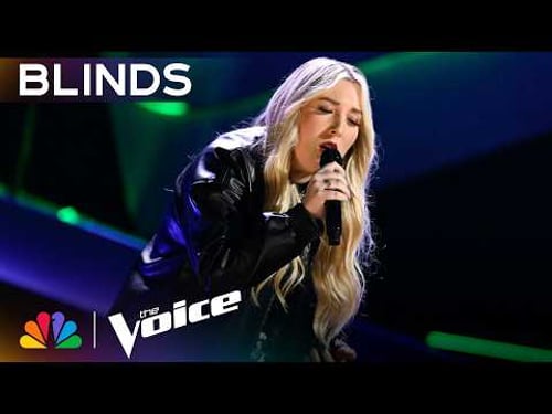 Seventeen‑Year‑Old Brings POWER to Billie Eilish's "WILDFLOWER" | The Voice Blind Auditions | NBC