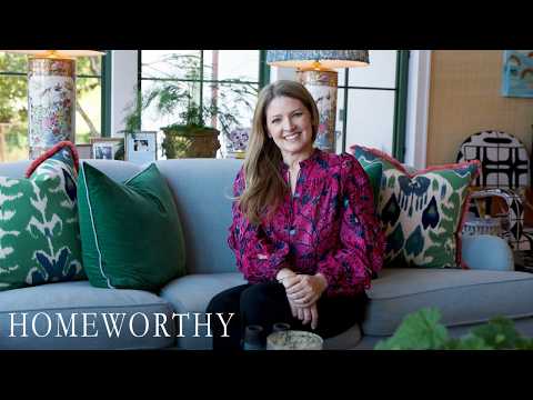 CALIFORNIA HOUSE TOUR | A Bold, Pattern-Filled Tiburon Home with Ocean Views & Maximalist Style