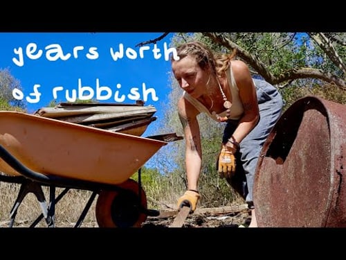 Irrigation Work, Building with Stone and Starting a MASSIVE Clean Up