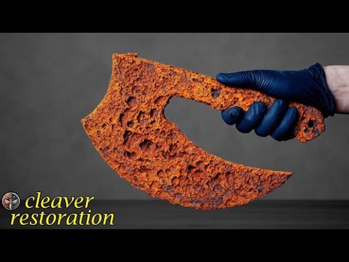 From Rust to Razor ⚔️ | Viking Cleaver Restoration