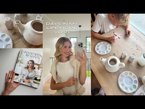 DAYS IN MY LIFE: Painting w/ My Brother, My Fav Healthy Meals, Baking Healthy Cookies + Busy Monday