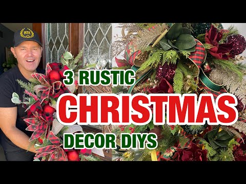 3 Rustic Christmas DIYS / Traditional Christmas Decorations Ideas / Ramon At Home