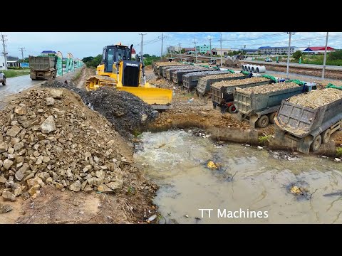 WOW So Cool New Shatui C3 Pro Open New Project Road Construction In Cambodia