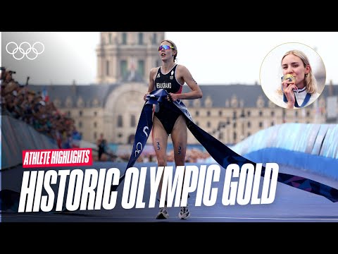 Cassandre Beaugrand ๐ซ๐ท: France's First Triathlon Champion ๐ฅ| Paris 2024 | Athlete Highlights