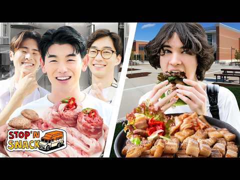 American High School Students Try Korean BBQ for the FIRST TIME