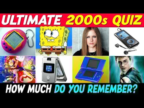 ULTIMATE β00s Quiz | Only 2000s Kids Can Ace This Quiz! π₯