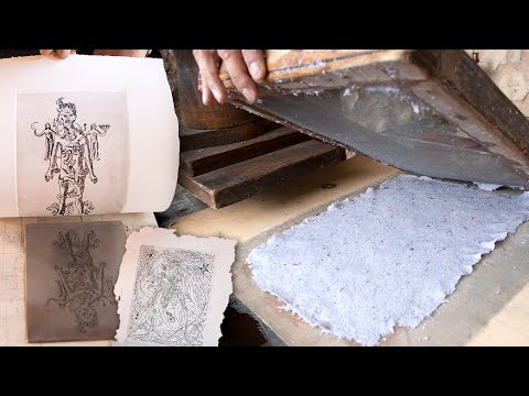 PAPEL CASERO. Elaboración tradicional y uso en varias técnicas de impresión y grabado | Documental
