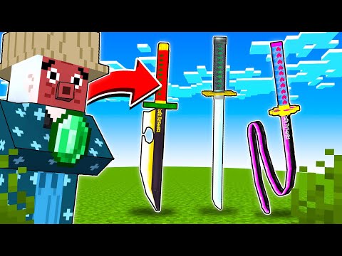 Swordsmith Decides our DEMON SLAYER Sword in Minecraft, then battle