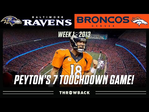 Peyton Manning Throws 7 Touchdown Passes! (Ravens vs. Broncos 2013, Week 1)