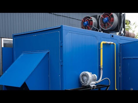 Испытание газового генератора 350 кВт, АГП-350, контейнерного типа АГ-350С-Т400-3РН, Дизель-Систем