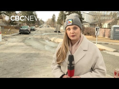 Open trench outside Calgary homes part of next steps for feeder main project