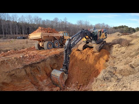 Building The Pond Dam And Dredging. Pond Build Day 2