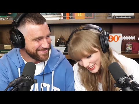 Taylor Swift and Travis Kelce FALLING IN LOVE with each other on New Heights for 13 minutes (Part 2)