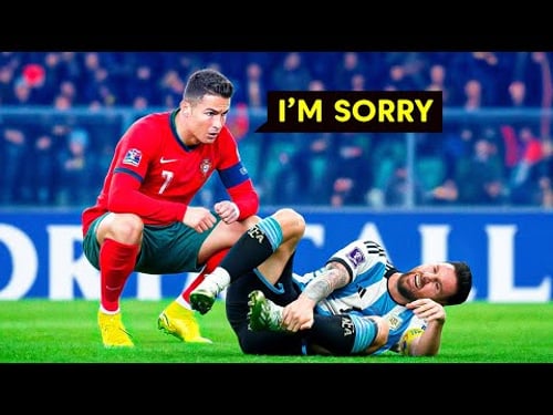 Ronaldo and Messi RESPECT Moments in Football