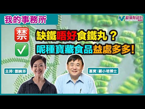 【我的事務所】食鐵丸會導致糖尿病?缺鐵性貧血應該食呢種健康食品!仲可以預防癌症同老人癡呆|顧小培 劉婉芬