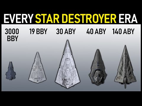 Every Era of Star Destroyer (Legends and Canon)