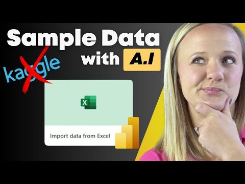 AI Hack for Power BI: Build Your Own Sample/Practice Dataset Instantly