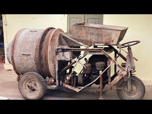 Restoration A Rusted Concrete Mixer Truck Into A Brand New One - Unbelievable The Incredible Revival