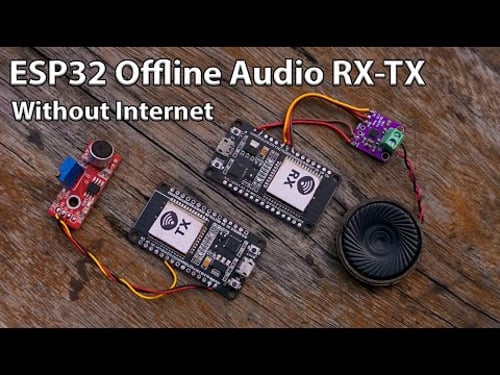 Only ESP32 Walkie Talkie | No WiFi, No Internet | Offline Audio TX/RX
