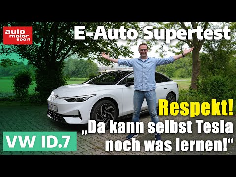 VW ID.7 Pro: Diese Elektro-Limo setzt neue Maßstäbe - E-Auto Supertest mit Alex Bloch | ams