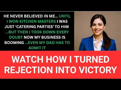 She's Just a Caterer,' My Dad Told Wedding Guests. Then They Saw Me On The News