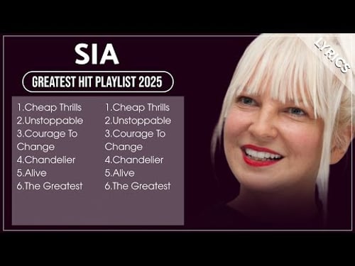 SIA Full Hits Songs Collection Album 2025 | SIA Best Songs Playlist 2025