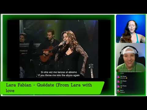 Lara Fabian - Quedate (From Lara with Love) Reaction on Request Fest