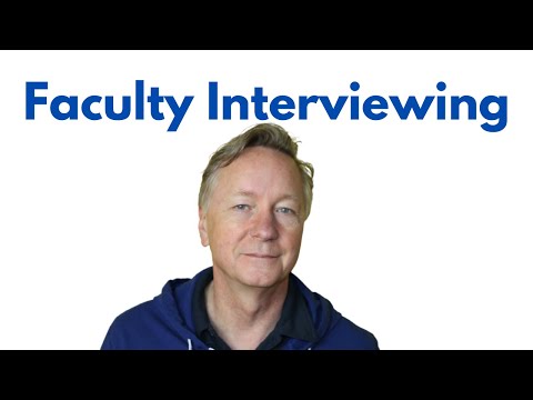 Faculty Interviewing in Higher Education