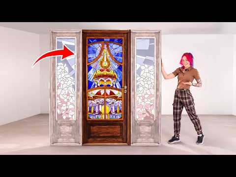 I Built a STAINED GLASS DOOR for my Victorian Office