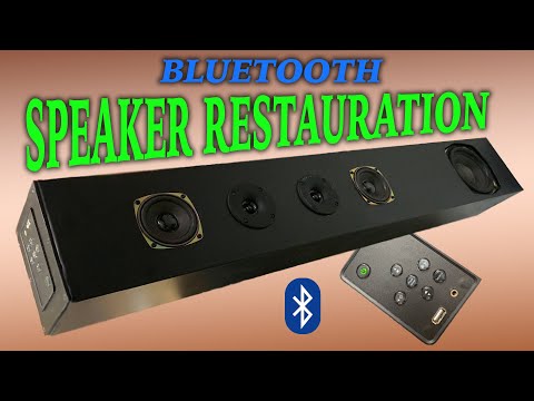 Bluetooth Speaker Bar Restoration