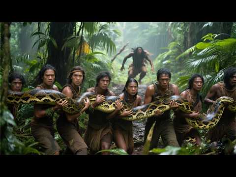 The expedition team parachuted into the rainforest and was besieged by a mysterious force