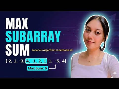 Max Subarray sum |LEETCODE -53 || Kadane's Algorithm || DAY -03 DSA QUESTION