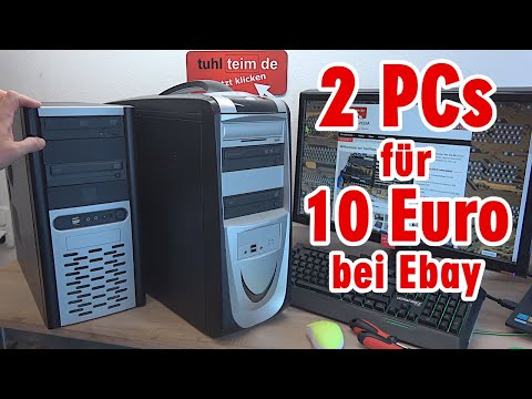 Zwei PCs für 10 Euro auf Ebay gekauft 🙂️👍️ ... leicht zu reparieren