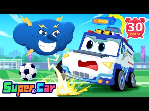 【新】搗蛋的雲 | 變幻雲朵大冒險 ☁️ | 幼兒動畫 🌟 | 趣味故事 🎶 | 汽車卡通 🚗 | 車車兒歌 | 超級汽車