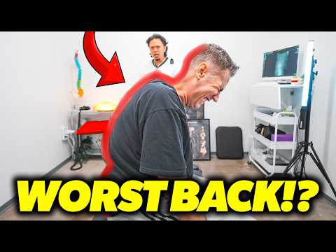 HIS SPINE *FINALLY CRACKED* AFTER 30 YEARS! 🤯 | Back Pain Relief ASMR | Chiropractor | Dr Tubio