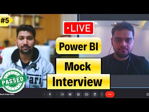 Power BI Live Mock Interview | 6 Months Experience | EP 5
