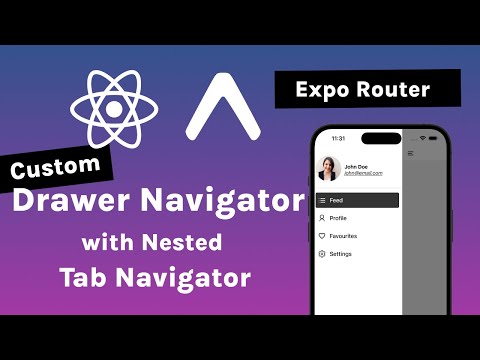 Drawer Navigation in Expo Router Nested with Tab Navigator