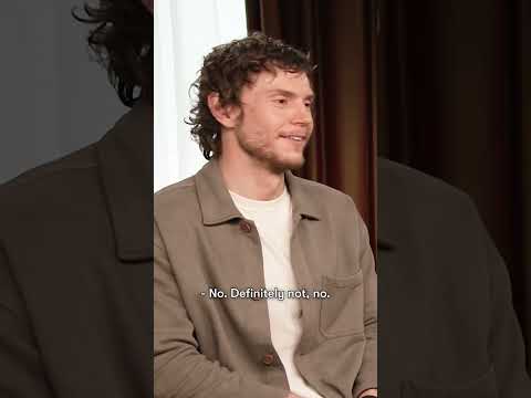 Evan Peters shares the craziest thing he's done while working with Ryan Murphy 🤪