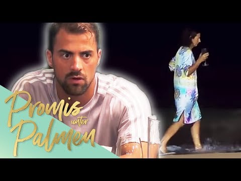 Claudia geht betrunken ins Meer! Die Bewohner fürchten um ihr Leben! | Promis unter Palmen | SAT.1