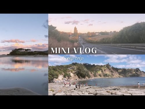 mini vlog: camping trip, weekend | goat island, beach, aesthetic, chill