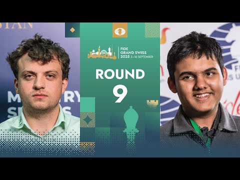 🇺🇸 Hans Moke Niemann vs Abhimanyu Mishra 🇺🇸| FIDE Grand Swiss 2025 | Round 9 | Board 5