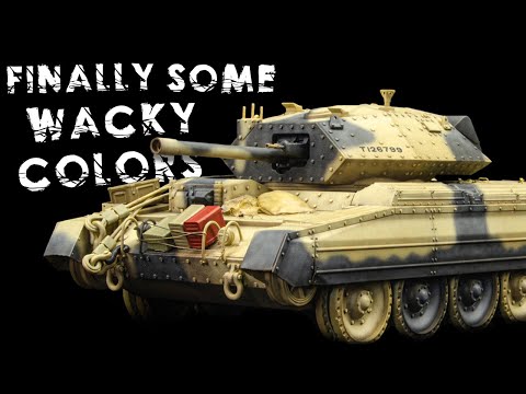 How About Some 2-Tone Desert Camo With Post-Shading? | Crusader Mk 3 | Tamiya 1/48