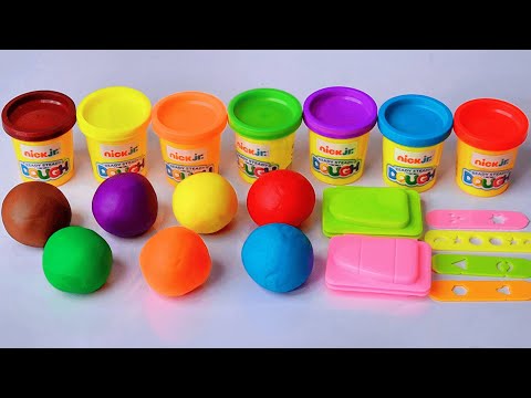 Learn Colors π΄π π‘π’π΅π£ and Shapes | Creating Ice Cream with Play-Doh | Best Learning Video For Toddlers