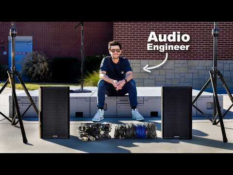 Building a FULL PA SYSTEM from Scratch | Outdoor Stage Setup + IEM Walkthrough