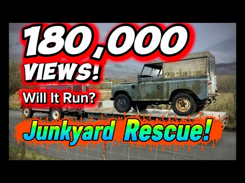 Car restoration video. Junkyard rescue. Will it Run ? To MOT Pass. Land Rover series 3 restoration.