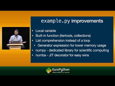 Writing Faster Python 3 - presented by Sebastian Witowski